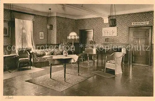 AK / Ansichtskarte Koenigsfeld_Schwarzwald Margaretenheim Diele Koenigsfeld Schwarzwald