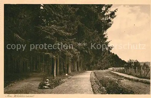 AK / Ansichtskarte Koenigsfeld_Schwarzwald Am Waldesrand Koenigsfeld Schwarzwald