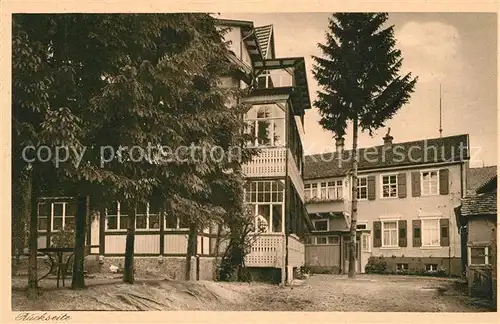 AK / Ansichtskarte Koenigsfeld_Schwarzwald Margaretenheim Rueckseite Koenigsfeld Schwarzwald