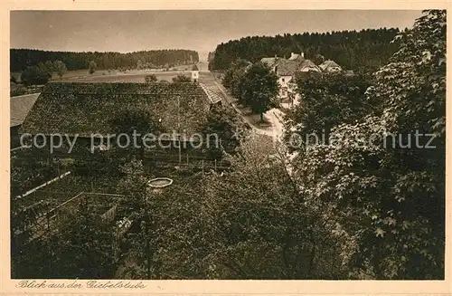 AK / Ansichtskarte Koenigsfeld_Schwarzwald Margaretenheim Blick aus der Giebestube Koenigsfeld Schwarzwald