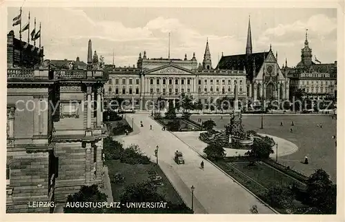 AK / Ansichtskarte Leipzig Augustusplatz Universitaet Leipzig