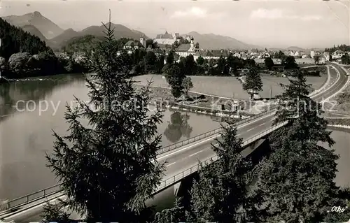 AK / Ansichtskarte Fuessen_Allgaeu Partie am Lech Fuessen Allgaeu