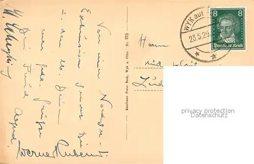 AK / Ansichtskarte Hallig_Nordsee im Sturm Hallig Nordsee