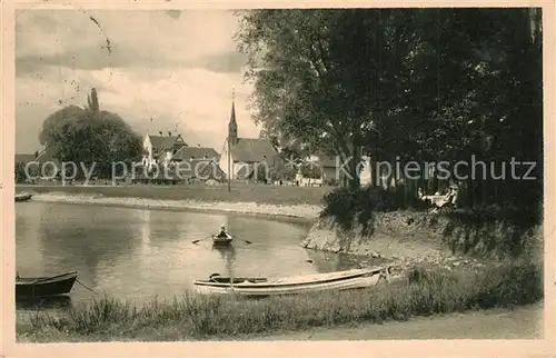 AK / Ansichtskarte Unteruhldingen Bodensee Partie beim Kronengarten Unteruhldingen