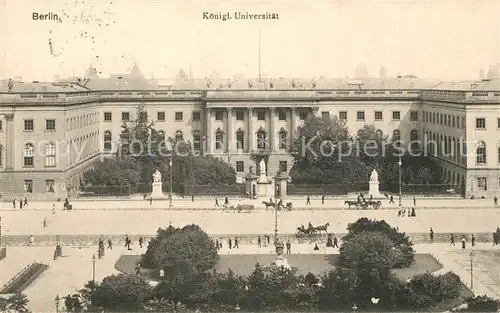 AK / Ansichtskarte Berlin Koenigl Universitaet Berlin