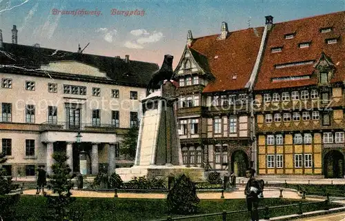 AK / Ansichtskarte Braunschweig Burgplatz Braunschweig