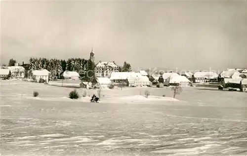 AK / Ansichtskarte Hoechenschwand Winterpanorama Hoechenschwand