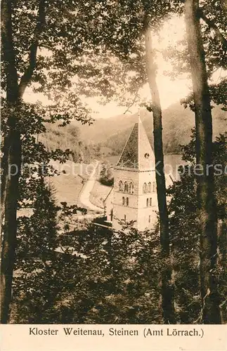 AK / Ansichtskarte Steinen_Wiesental Kloster Weitenau Steinen Wiesental