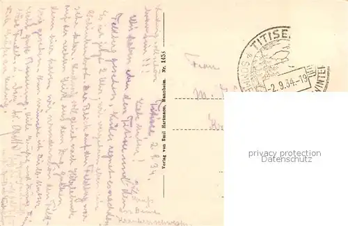 AK / Ansichtskarte Titisee und Feldberggebiet Panoramakarte Titisee