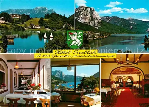 AK / Ansichtskarte Grundlsee_Steiermark Hotel Seeblick Grundlsee_Steiermark