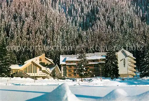 AK / Ansichtskarte Poiana_Brasov Hotel Teleferic Winter 