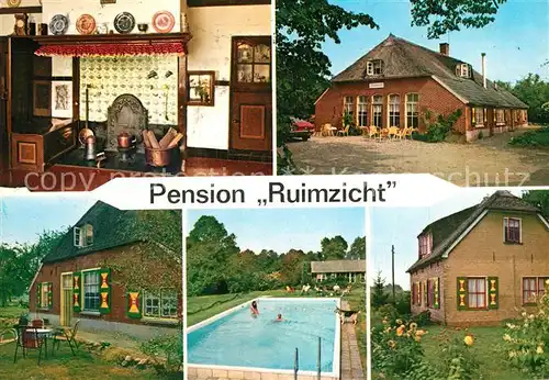 AK / Ansichtskarte Holten_Rijssen Pension Ruimzicht Swimming Pool Holten Rijssen