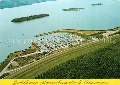 AK / Ansichtskarte Bremerbergsehoek Jachthaven Fliegeraufnahme Bremerbergsehoek