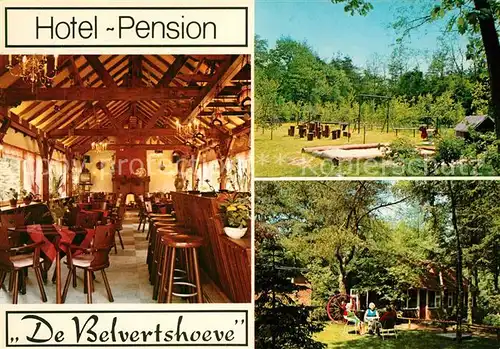 AK / Ansichtskarte Oisterwijk Hotel Pension De Belvertshoeve Restaurant Garten Kinderspielplatz Oisterwijk