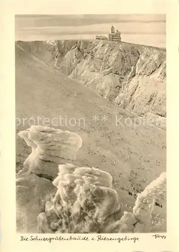 AK / Ansichtskarte Foto_Popp_Nr. Schneegrubenbaude Riesengebirge  Foto_Popp_Nr.