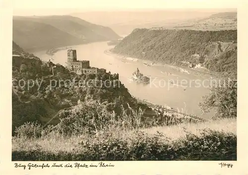 AK / Ansichtskarte Foto_Popp_Nr. Burg Gutenfels Pfalz Foto_Popp_Nr.