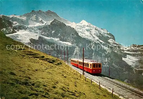 AK / Ansichtskarte Jungfraubahn Kleine Scheidegg Eigergletscher  Jungfraubahn