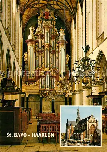 AK / Ansichtskarte Kirchenorgel Kerk St. Bavo Haarlem  