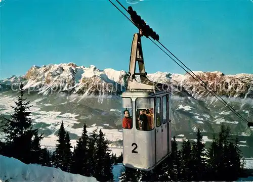 AK / Ansichtskarte Seilbahn Schladminger Tauernbahn Haus im Ennstal zur Krummholzh?tte  Seilbahn