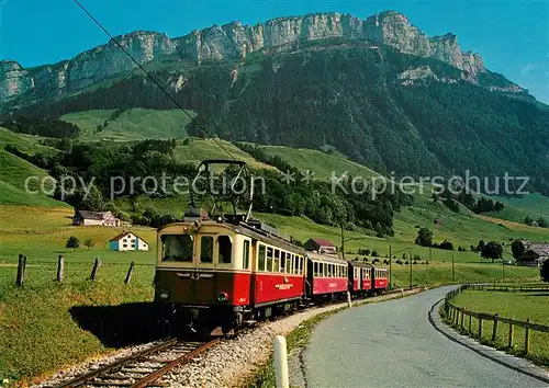 AK / Ansichtskarte Eisenbahn Appenzellerbahn Alpsigel Eisenbahn