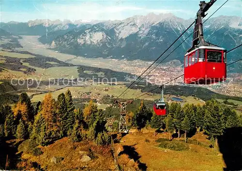 AK / Ansichtskarte Seilbahn Patscherkofel Igls Innsbruck Mutters Natters Seilbahn