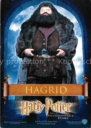 AK / Ansichtskarte Kino_Film Harry Potter Hagrid  