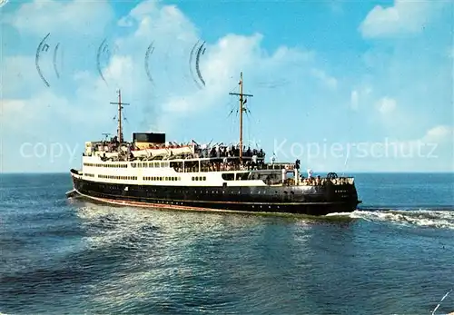 AK / Ansichtskarte Schiffe_Ships_Navires Maalboot Oostende Dover  