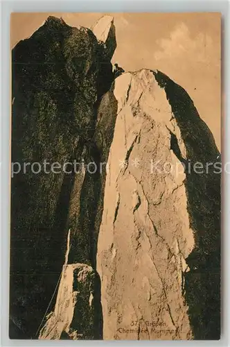 AK / Ansichtskarte Klettern_Bergsteigen Grepon Cheminee Mummery 