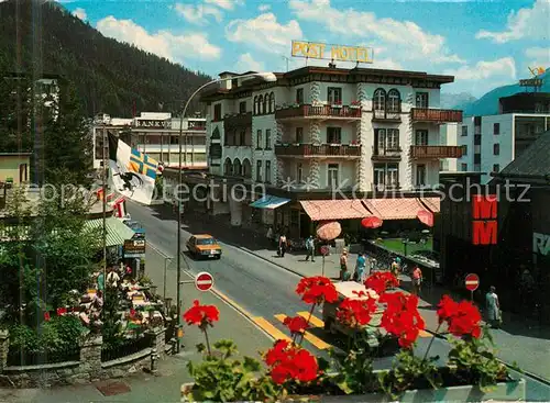 AK / Ansichtskarte Davos_GR Promenade Vue sur la Promenade Davos_GR