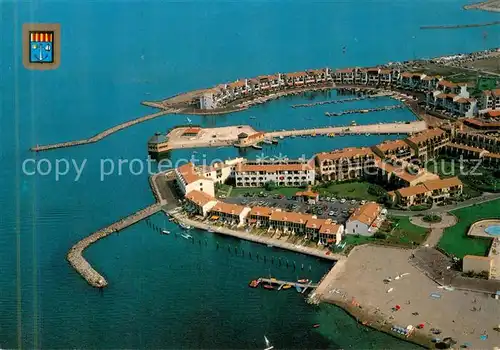 AK / Ansichtskarte Port_Barcares Fliegeraufnahme Port Barcares
