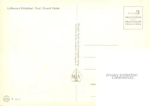 AK / Ansichtskarte Kitzbuehel_Tirol Grand Hotel Kitzbuehel Tirol