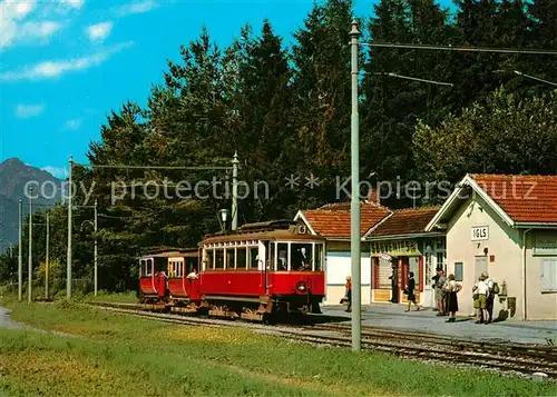 AK / Ansichtskarte Igls_Tirol Bahnhof Personenzug Igls_Tirol