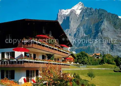AK / Ansichtskarte Grindelwald Wetterhorn Ferienhaus Im Klusi Grindelwald