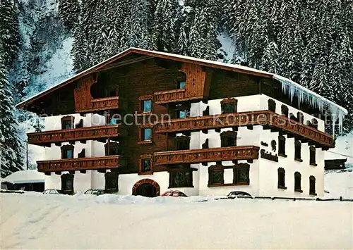 AK / Ansichtskarte Ginzling Pension Steinbock Ginzling