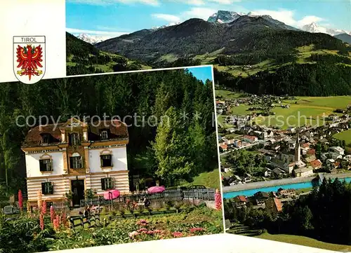 AK / Ansichtskarte Zell_Ziller_Tirol Gasthaus Waldheim Panorama Zell_Ziller_Tirol