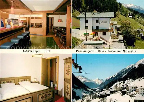 AK / Ansichtskarte Kappl_Tirol Pension garni Cafe Restaurant Silvretta 