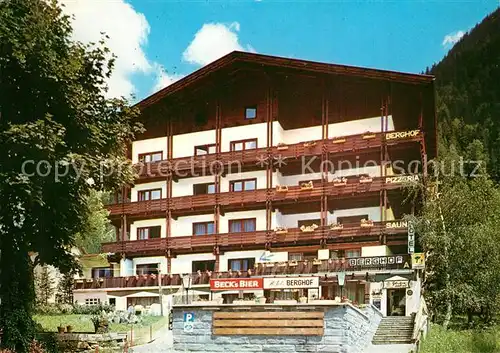 AK / Ansichtskarte Mallnitz_Kaernten Hotel Berghof  Mallnitz Kaernten