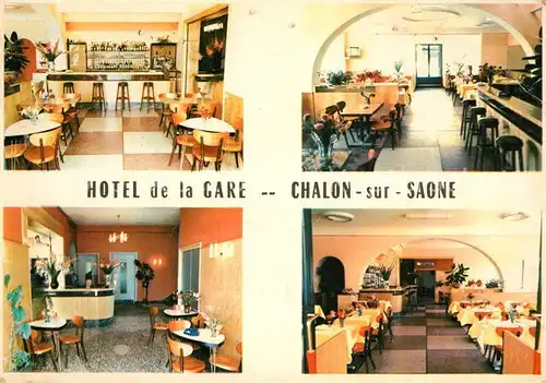 AK / Ansichtskarte Chalon sur Saone Hotel de la Gare Restaurant Chalon sur Saone