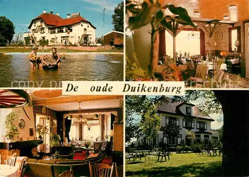 AK / Ansichtskarte Echteld Hotel De Oude Duikenburg Restaurant Garten Echteld