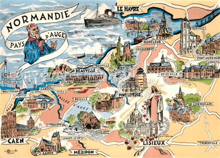 landkarte mit sehenswürdigkeiten Ak Ansichtskarte Normandie Region Pays D Auge Landkarte Mit Sehenswuerdigkeiten Kuenstlerkarte Normandie Region Nr Kq12012 Oldthing Ansichtsk landkarte mit sehenswürdigkeiten