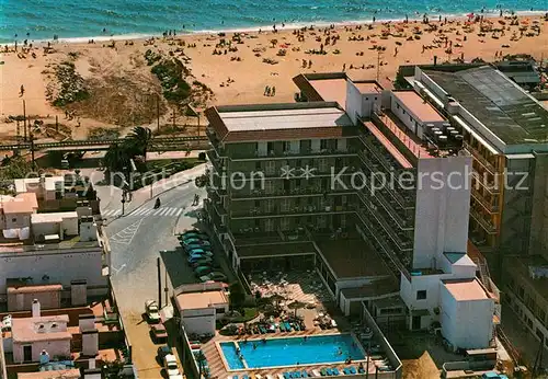 AK / Ansichtskarte Malgrat_de_Mar Hotel Rosa Nautica Piscina Playa vista aerea Malgrat_de_Mar