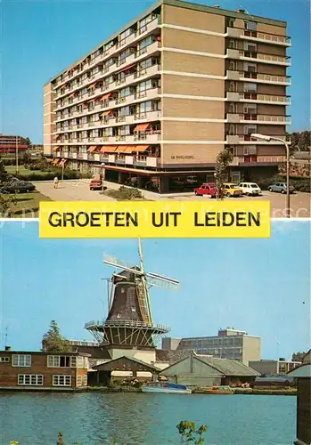 AK / Ansichtskarte Leiden De Parelvissers Molen De Heesterboom Leiden