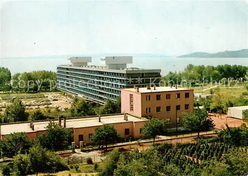 AK / Ansichtskarte Balatonfuered Annabella Szallo Hotel Blick auf den Plattensee Balatonfuered