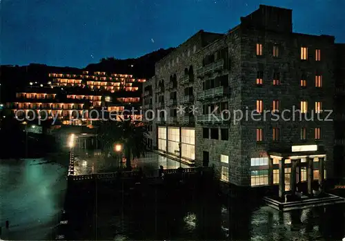 AK / Ansichtskarte Budva Hotel Avala Nachtaufnahme Budva