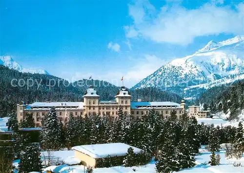 AK / Ansichtskarte St_Moritz_GR Parkhotel Kurhaus Wintersportplatz Alpen St_Moritz_GR