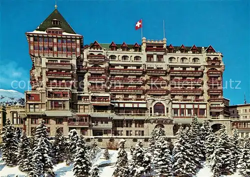 AK / Ansichtskarte St_Moritz_GR Palace Hotel im Winter St_Moritz_GR