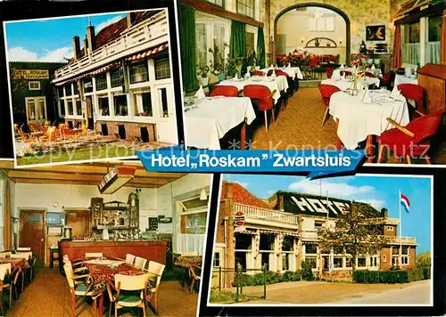 AK / Ansichtskarte Zwartsluis Hotel Cafe Restaurant Roskam Zwartsluis
