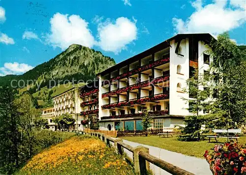 AK / Ansichtskarte Hindelang Kurhotel Luitpoldbad Allgaeuer Alpen Hindelang