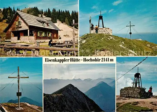 AK / Ansichtskarte Eisenkappel Vellach Eisenkappler Huette Hochobir Gipfelkreuz Fernsicht Alpenpanorama Eisenkappel Vellach