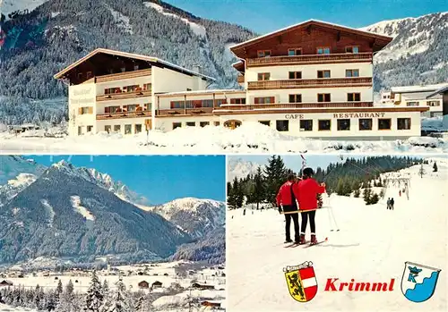 AK / Ansichtskarte Krimml Hotel Gasthof Klockerhaus Sommerfrische Wintersport Alpen Krimml